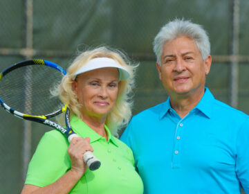 Playing Tennis in Aruba